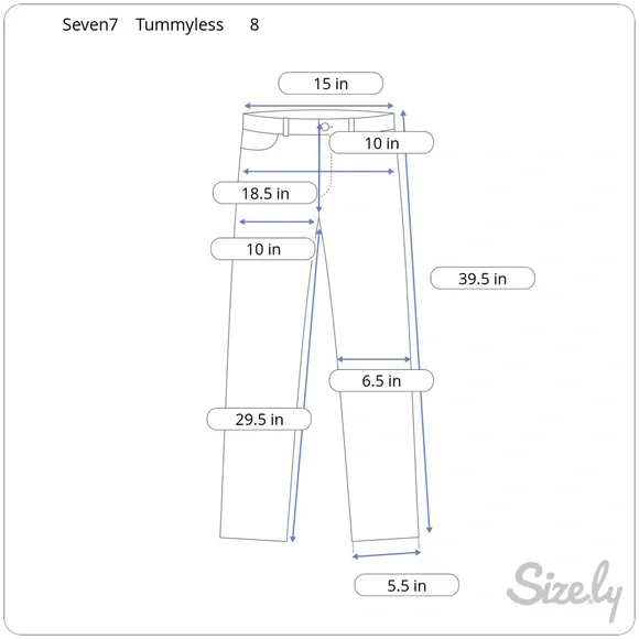 “Tummyless” Skinny Jeans in “Fawn Black” - Picture 8 of 9